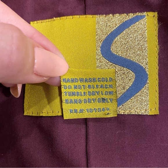 Y2K Plaid Blazer With Lace Trim Collar - Picture 11 of 11